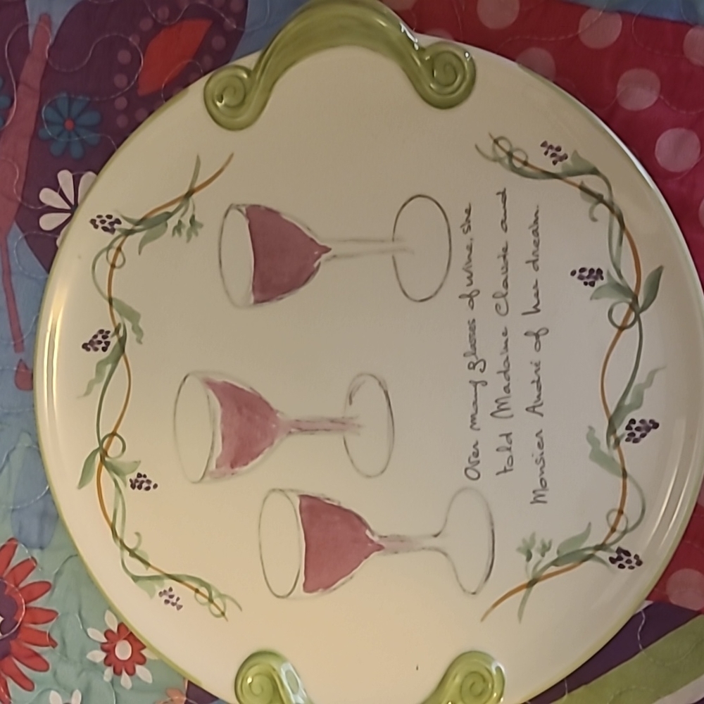 Pfaltzgraff china/cheese plate